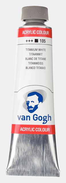 ΑΚΡΥΛΙΚΟ VAN GOGH 40ML 105 TITANIUM WHITE (ΣΥΣΚ-3ΤΕΜ)
