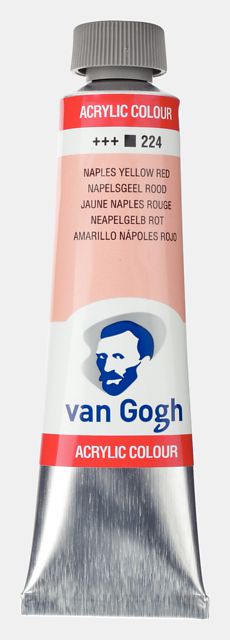 ΑΚΡΥΛΙΚΟ VAN GOGH 40ML 224 NAPLES YELLOW RED (ΣΥΣΚ-3ΤΕΜ)