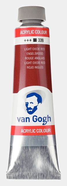 ΑΚΡΥΛΙΚΟ VAN GOGH 40ML 339 LIGHT OXIDE RED (ΣΥΣΚ-3ΤΕΜ)