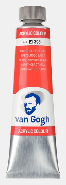 ΑΚΡΥΛΙΚΟ VAN GOGH 40ML 398 NAPHTH. RED LIGHT (ΣΥΣΚ-3ΤΕΜ)