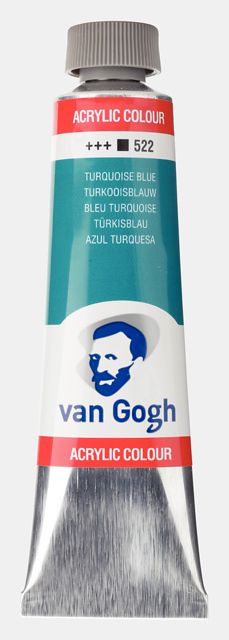 ΑΚΡΥΛΙΚΟ VAN GOGH 40ML 522 TURQUOISE BLUE (ΣΥΣΚ-3ΤΕΜ)