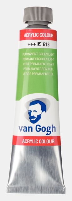 ΑΚΡΥΛΙΚΟ VAN GOGH 40ML 618 PERM. GREEN LIGHT (ΣΥΣΚ-3ΤΕΜ)