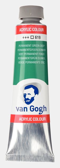 ΑΚΡΥΛΙΚΟ VAN GOGH 40ML 619 PERM. GREEN DEEP (ΣΥΣΚ-3ΤΕΜ)