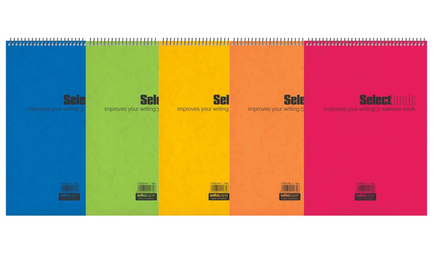 ΜΠΛΟΚ ΣΠΙΡΑΛ SELECT 21Χ29/120ΣΕΛ MIX COLOUR(ΣΥΣΚ-10ΤΕΜ)