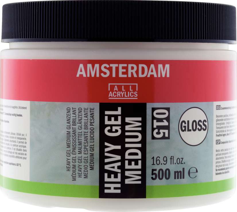 AMSTERDAM HEAVY GEL MEDIUM 015 GLOSS 500ML