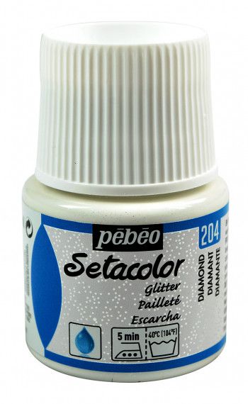 ΧΡΩΜΑ ΥΦΑΣΜΑΤΟΣ SETACOLOR LIGHT GLITTER FABRICS 45 ML DIAMOND
