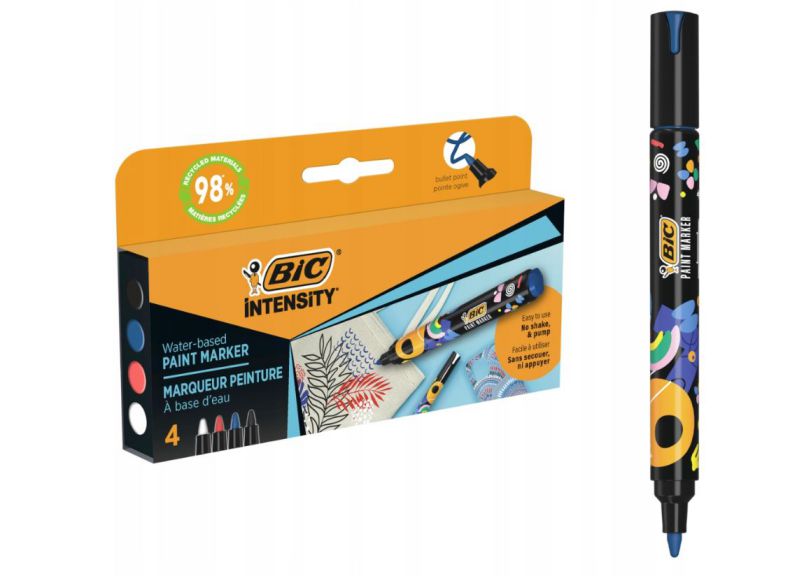 ΜΑΡΚΑΔΟΡΟΙ ΑΚΡΥΛΙΚΟΙ BIC ΚΟΥΤΙ ΜΕ 4 ΧΡΩΜΑΤΑ