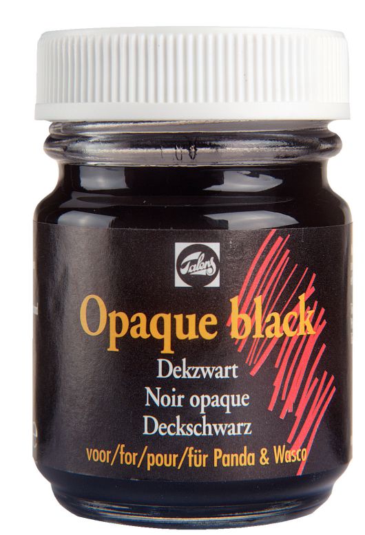 WATER BASED COLOUR WASCO OPAQUE BLACK 50ML
