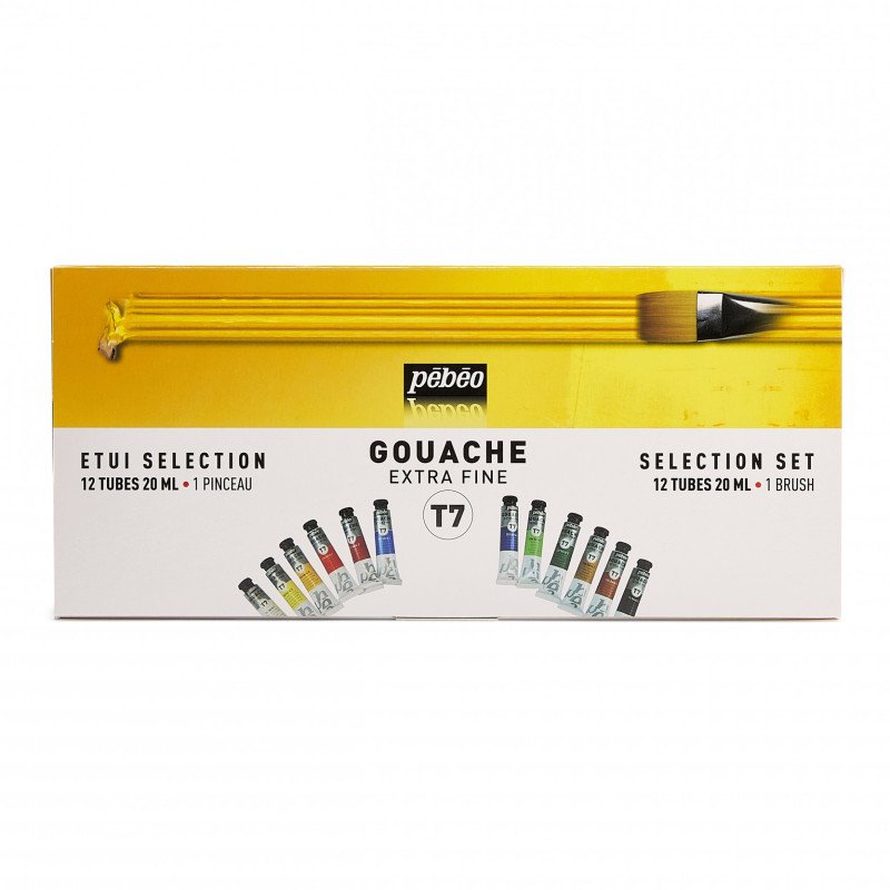 ΣΕΤ GOUACE 20ML 12ΧΡΩΜΑΤΑ - Τ7 PEBEO Extra Fine Paint