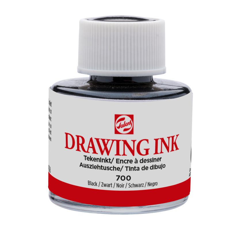 ΜΕΛΑΝΙ DRAWING INK 11ML BLACK TALENS