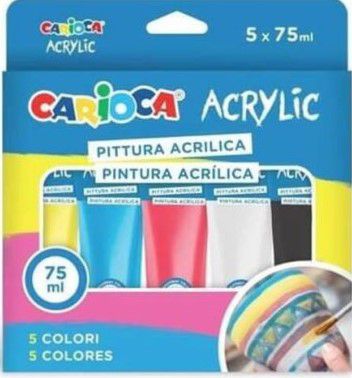 ΣΕΤ ΑΚΡΥΛΙΚΑ CARIOCA 5Χ75ML