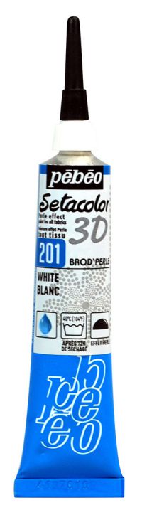 ΠΕΡΙΓΡΑΜΜΑΤΑ 20ML WHITE ΥΦΑΣΜΑΤΟΣ SETACOLOR 3D
