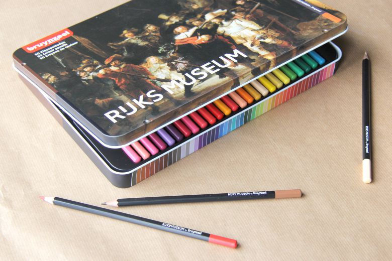 COLOUR PENCIL TIN RIJKSMUSEUM - THE NIGHT WATCH | 50 COLOURS