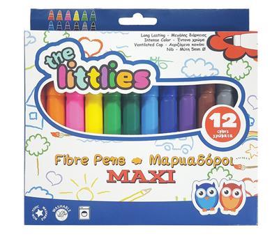 ΜΑΡΚΑΔΟΡΟΙ ΖΩΓΡΑΦΙΚΗΣ ΧΟΝΤΡΟΙ 12ΧΡΩΜΑΤΑ LITTLIES(ΣΥΣΚ-12ΤΕΜ)