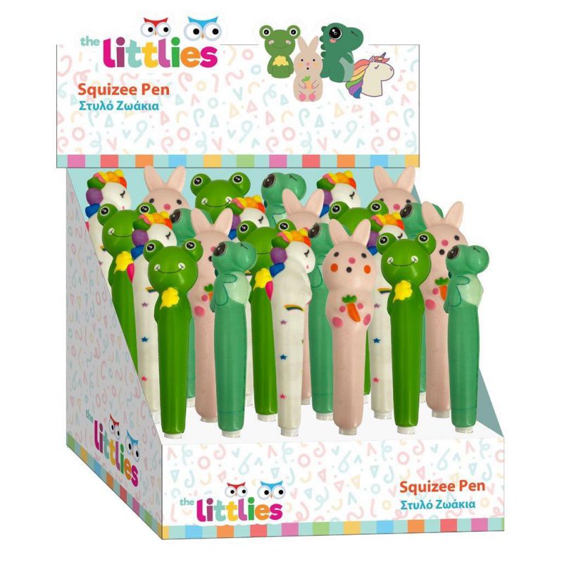 ΣΤΥΛΟ SQUIZEE ΖΩΑΚΙΑ THE LITTLIES (ΣΥΣ-24ΤΕΜ)