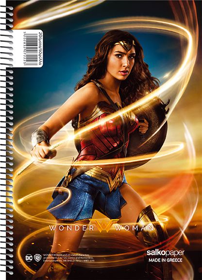 ΣΠΙΡΑΛ WONDER WOMAN 21X29/180ΣΕΛ 3Θ(ΣΥΣ-6)