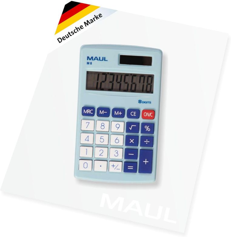 ΑΡΙΘΜΟΜΗΧΑΝΗ M8 ΜΠΛΕ 8DIGITS ΔΙΑΣΤΑΣΗ 7Χ11 MAUL