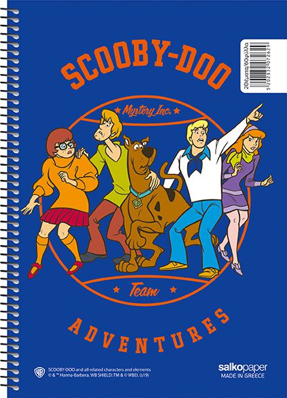 ΣΠΙΡΑΛ SCOOBY DOO 21X29/120ΣΕΛ 2Θ(ΣΥΣ-10)
