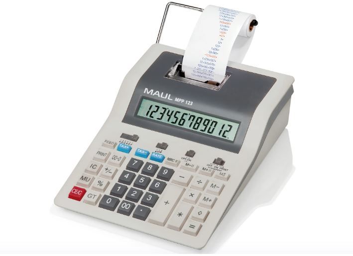 ΑΡΙΘΜΟΜΗΧΑΝΗ ΕΠΙΤΡΑΠΕΖΙΑ MPP 123 12DIGITS ΜΕ ΕΚΤΥΠΩΣΗ ΔΙΑΣΤΑΣΗ 19Χ26