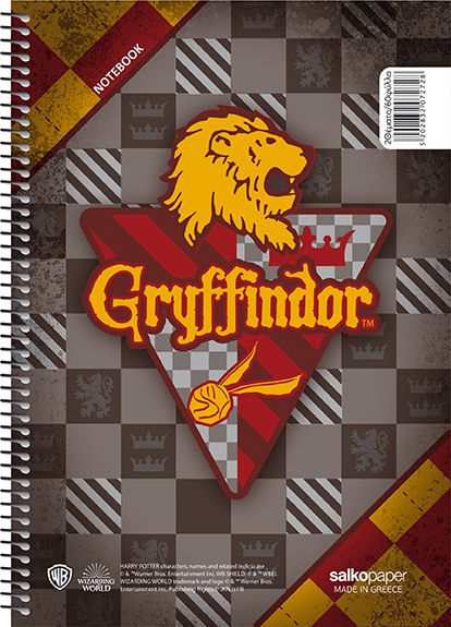ΣΠΙΡΑΛ HARRY POTTER SCHOOL PRIDE 17X25/180ΣΕΛ 3Θ(ΣΥΣ-6)
