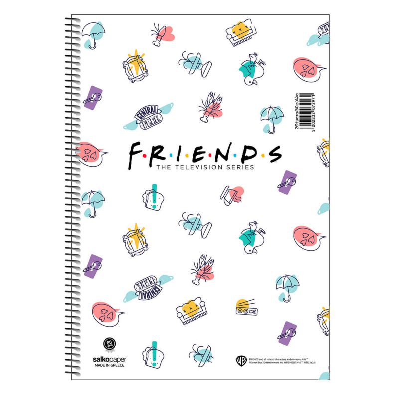 ΣΠΙΡΑΛ FRIENDS CENTRAL PERK 21X29/180 ΣΕΛ 3Θ (ΣΥΣ-6ΤΕΜ)