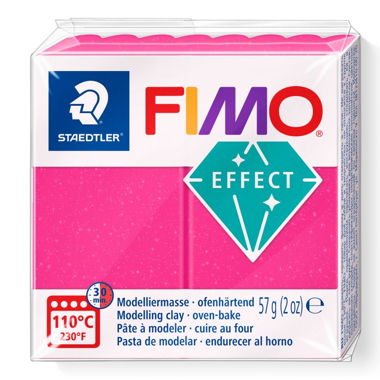 STAEDTLER ΠΗΛΟΣ FIMO 8020-286** EFFECT RUBY QUARTZ 57gr
