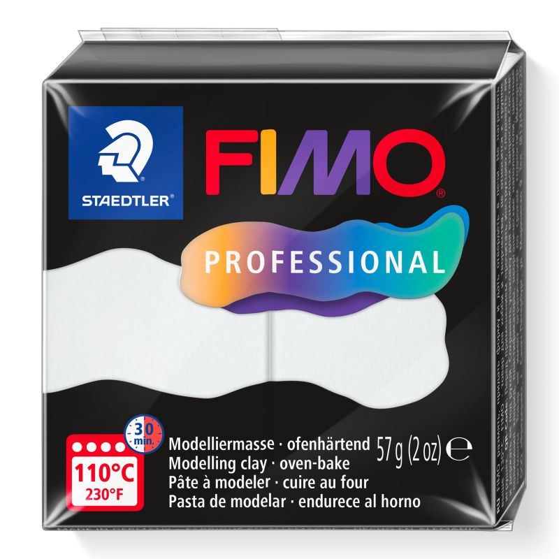 STAEDTLER ΠΗΛΟΣ FIMO 8040-0 PROFESSIONAL 57gr WHITE