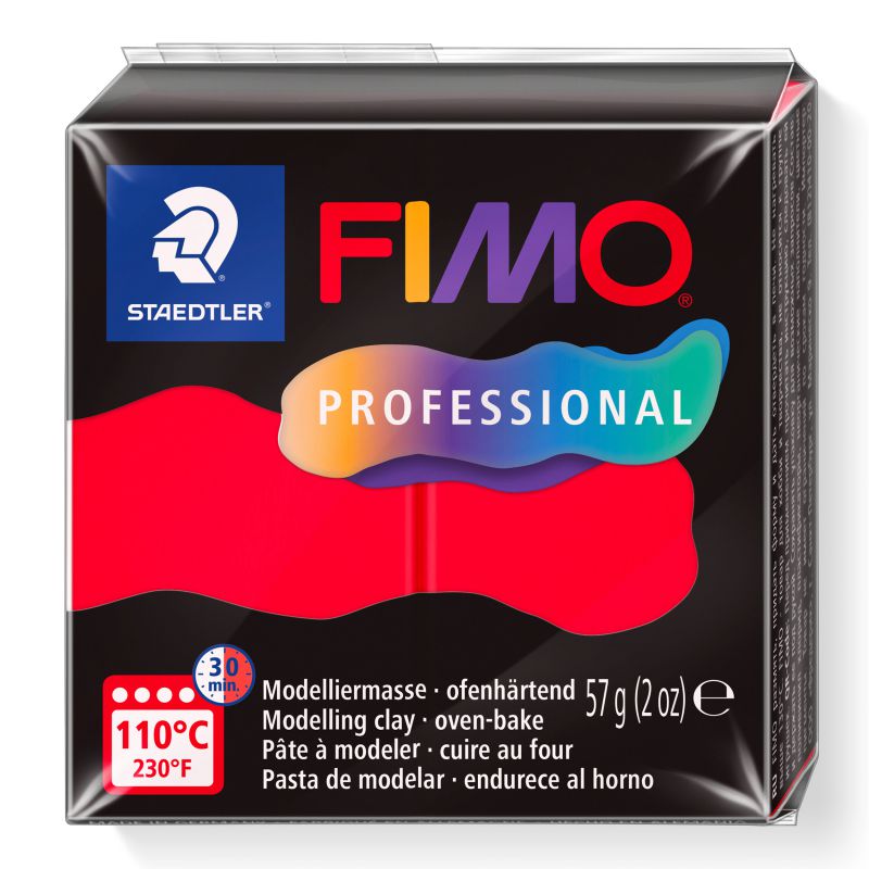 STAEDTLER ΠΗΛΟΣ FIMO 8040-200 PROFESSIONAL 57gr RED