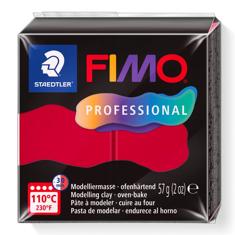 STAEDTLER ΠΗΛΟΣ FIMO 8040-29 PROFESSIONAL 57gr CARMINE