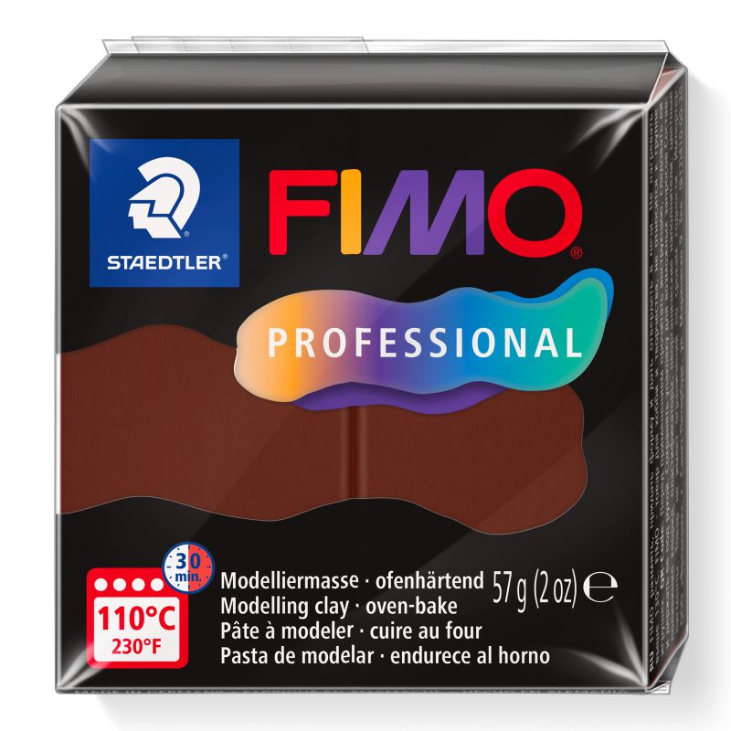 STAEDTLER ΠΗΛΟΣ FIMO 8040-77 PROFESSIONAL 57gr CHOCOLATE