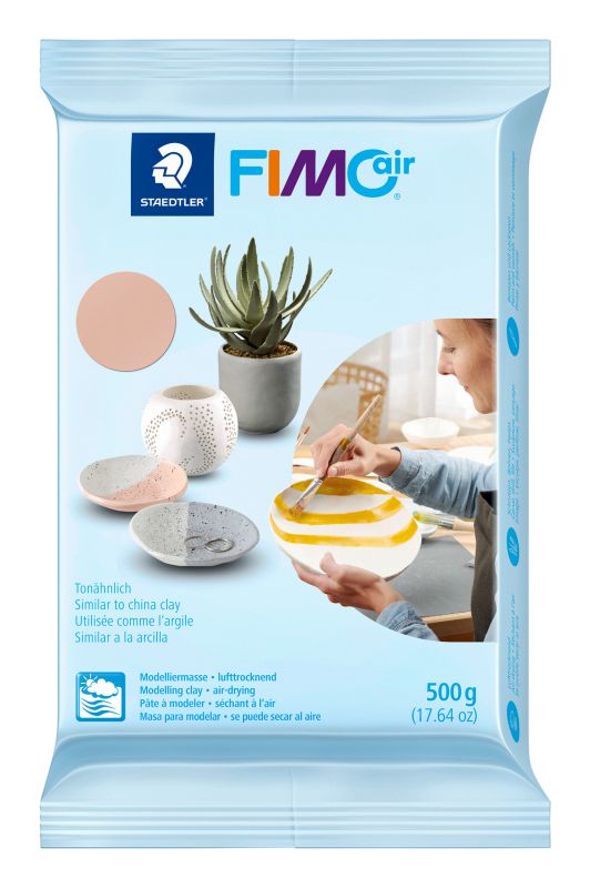 ΠΗΛΟΣ STAEDTLER FIMO ΔΕΡΜΑΤΟΣ ΜΠΕΖ 500gr 8100-43