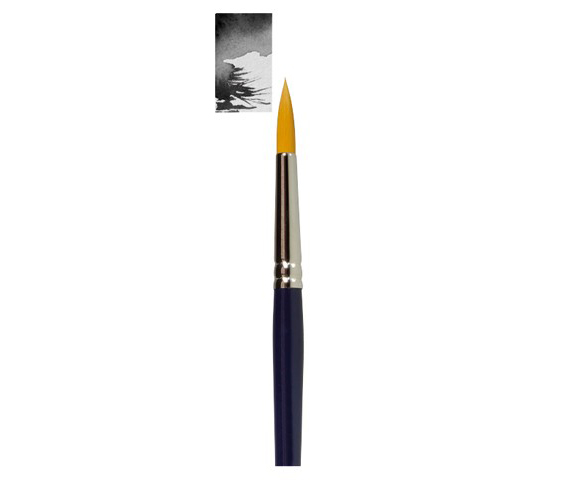 ΠΙΝΕΛΟ VAN GOGH ΝΕΡΟΥ S191 Νο1 ΣΤΡΟΓΓΥΛΟ GOLDEN SYNTHETIC HAIR