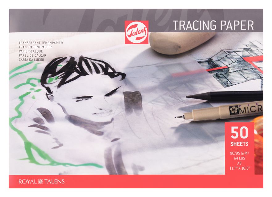 ΜΠΛΟΚ TRACING PAPER Α3 50ΦΥΛΛΑ 90G TALENS