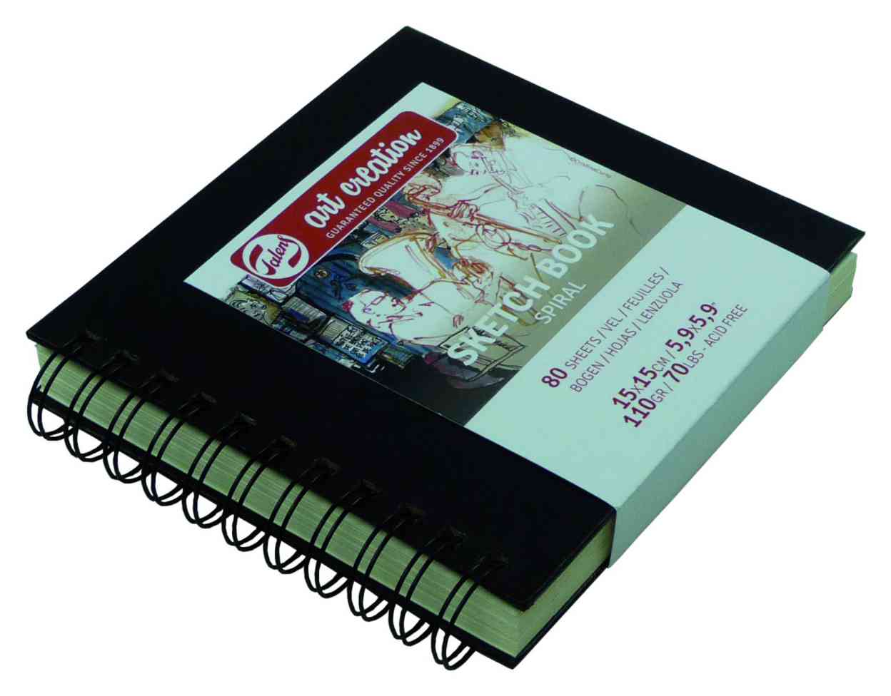ΜΠΛΟΚ ΣΧΕΔΙΟΥ 15Χ15 ΣΠΙΡΑΛ SKETCH BOOK ART CREATION (ΣΥΣ-5TEM)