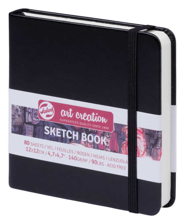 ΜΠΛΟΚ ΣΧΕΔΙΟΥ ΜΑΥΡΟ 12Χ12 80φ 140gr SKETCH BOOK ART CREATION