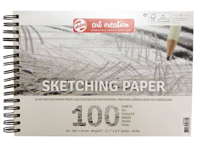 ΜΠΛΟΚ ΣΧΕΔΙΟΥ A4 90ΓΡ 100Φ SKETCH PAPER ART CREATION (ΣΥΣ-3TEM)