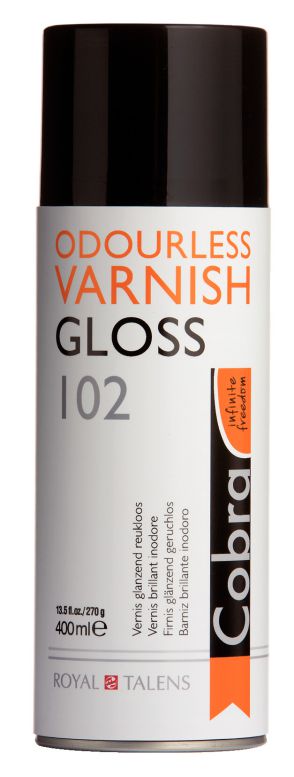 ΒΕΡΝΙΚΙ ΑΟΣΜΟ GLOSS 400ml ΣΕ ΣΠΡΕΪ ΓΙΑ ΛΑΔΙ COBRA WATER MIXABLE