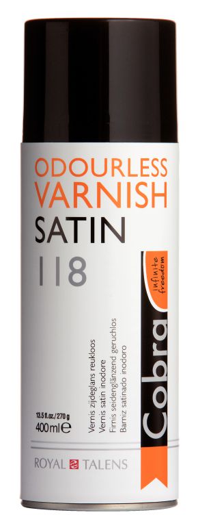 ΒΕΡΝΙΚΙ ΑΟΣΜΟ SATIN 400ml ΣΕ ΣΠΡΕΪ ΓΙΑ ΛΑΔΙ COBRA WATER MIXABLE