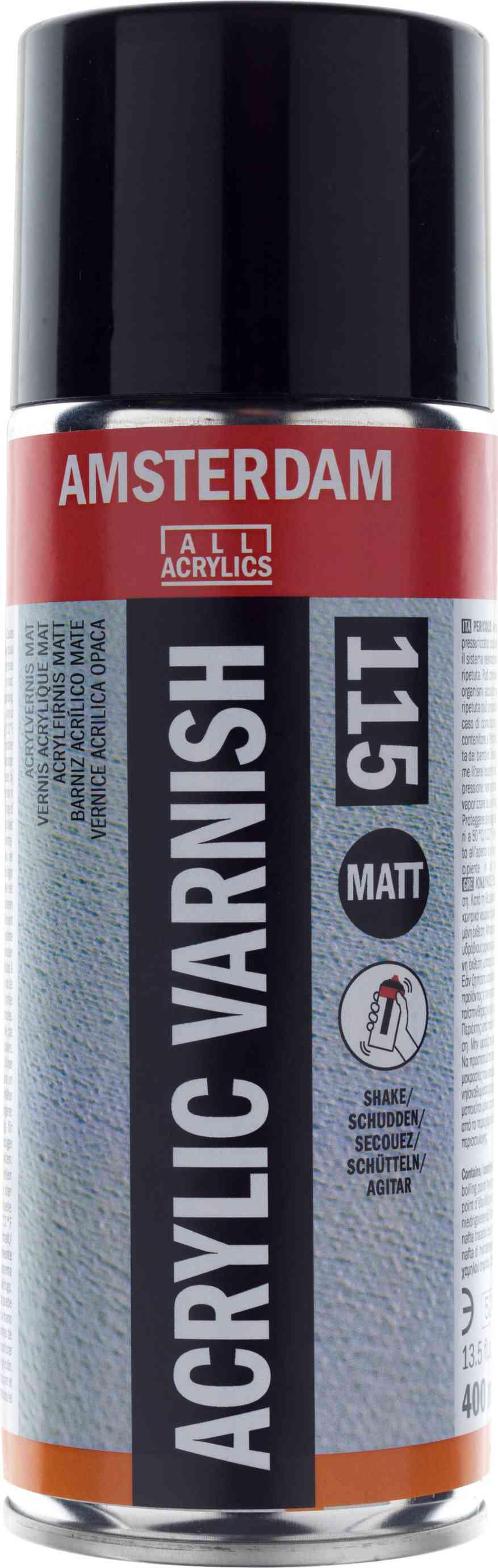 ΒΕΡΝΙΚΙ ΑΚΡΥΛΙΚΩΝ 115 ΣΕ ΣΠΡΕΪ MAT 400ML AMSTERDAM