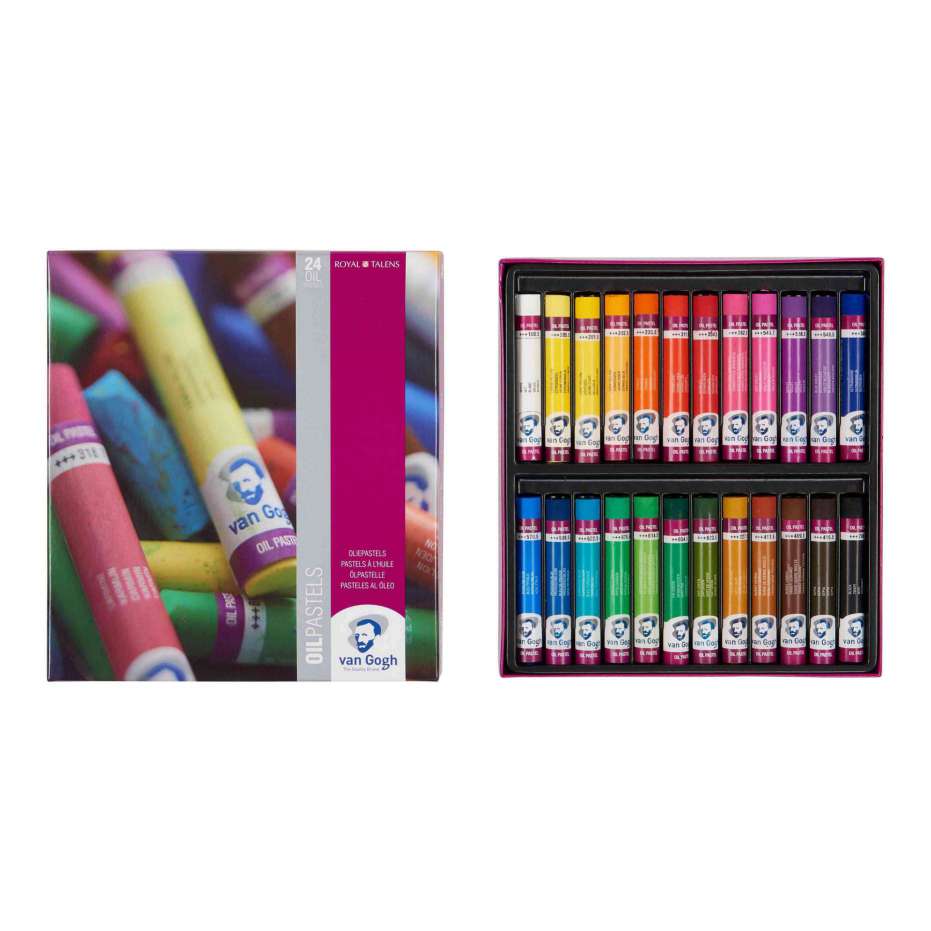 OIL PASTEL VAN GOGH SET 24TEM