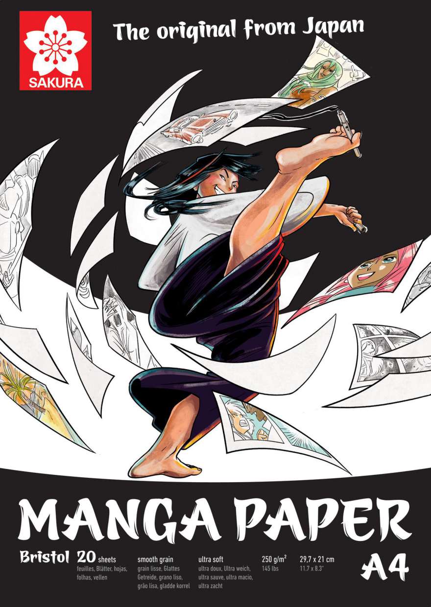 ΜΠΛΟΚ MANGA PAPER A4 20-ΦΥΛΛΑ 250gr