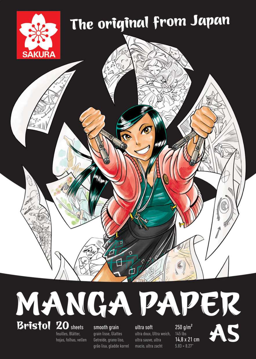 ΜΠΛΟΚ MANGA PAPER A5 20-ΦΥΛΛΑ 250gr