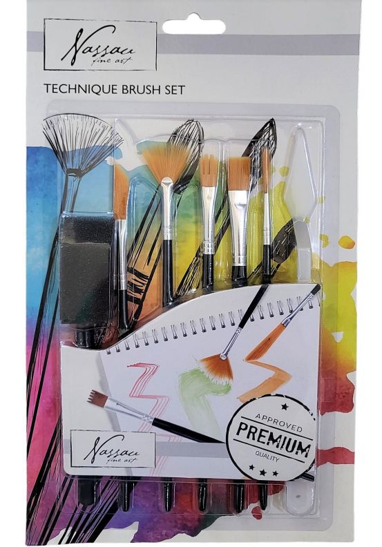 ΣΕΤ ΠΙΝΕΛΑ 7ΤΕΜ - TECHNICAL BRUSHSET