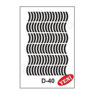 ΣΤΕΝΣΙΛ 20Χ30 D-40 ARTEBELLA ΚΥΜΑΤΙΣΤΕΣ ΓΡΑΜΜΕΣ