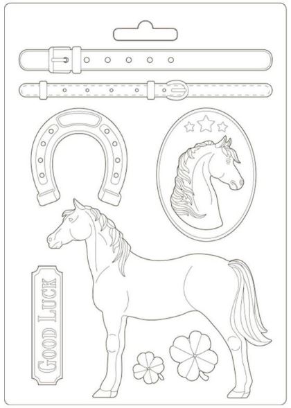 ΚΑΛΟΥΠΙ ΣΙΛΙΚΟΝΗΣ STAMPERIA Α4 - ROMANTIC HORSES
