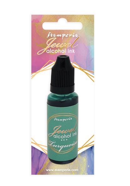 ΜΕΛΑΝΙ ΑΛΚΟΟΛΗΣ STAMPERIA 18ML TURQUOISE JEWEL ALCOHOL INKS