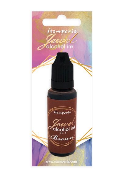 ΜΕΛΑΝΙ ΑΛΚΟΟΛΗΣ STAMPERIA 18ML BROWN JEWEL ALCOHOL INKS
