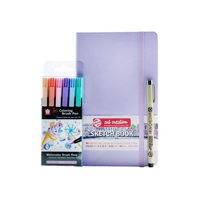 SAKURA KOI SET SWEETS, TAC SKETCHBOOK, PIGMA MICRON