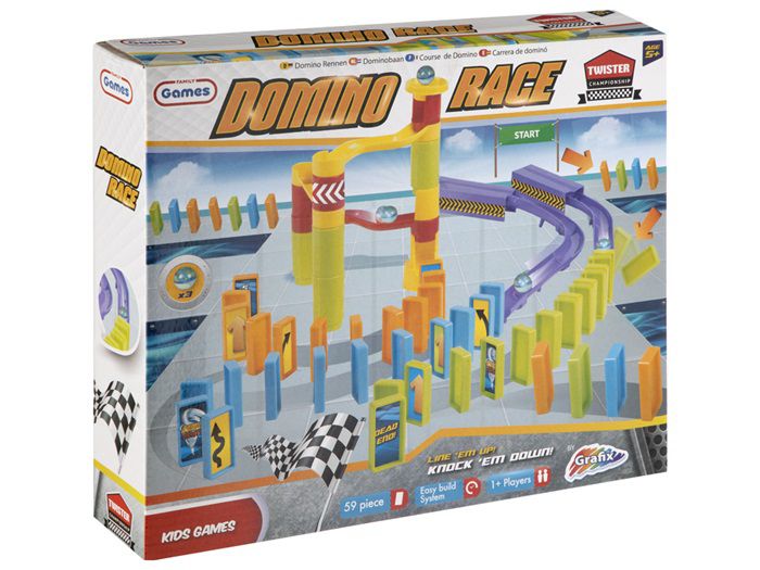 ΠΑΙΧΝΙΔΙ ΜΕ ΒΟΛΟΥΣ ΚΑΙ ΝΤΟΜΙΝΟ - DOMINO & MARBLE RACE
