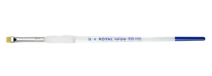 ΠΙΝΕΛΟ ΚΟΝΤΟ Νο 4 SOFTGRIP ΑΚΡΥΛΙΚΟ-ΛΑΔΙ-ΑΚΟΥΑΡΕΛΑ SG155-4